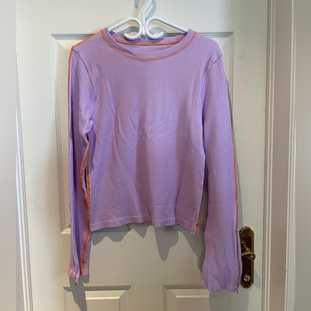 Purple long sleeved top BNWOT